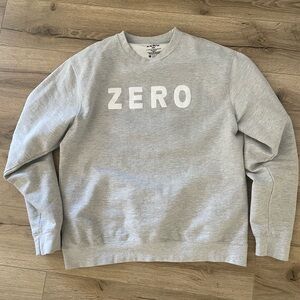 Vintage zero skateboards crewneck sweatshirt men’s L mid weight fleece excellent